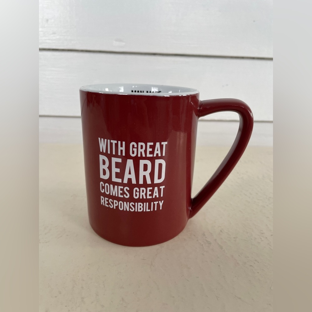 4/25 Maroon ‘With Great Beard…’ Pavilion Mug